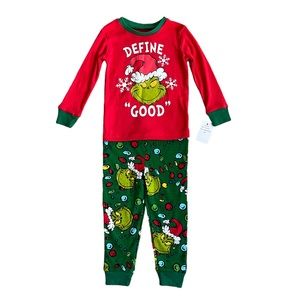 NWT Grinch 2 Piece Pajama Set Size 2T